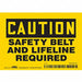 Safety Sign 3.5in x 5in Vinyl