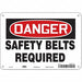 Safety Sign 7 in x 10 in Aluminum
