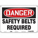 Safety Sign 10 in x 14 in Polyethylene