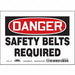 Safety Sign 5 in x 7 in Vinyl