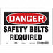 Safety Sign 7 in x 10 in Vinyl