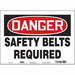 Safety Sign 10 in x 14 in Vinyl