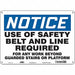 Safety Sign 10 inx14 in Aluminum