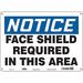 Safety Sign 10 inx14 in Polyethylene