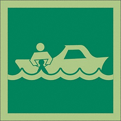 IMO Safety Sign 6inx6in Vinyl