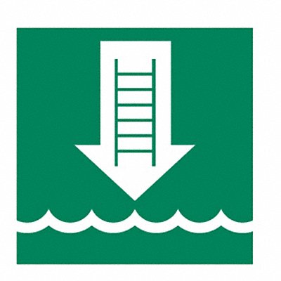 IMO Safety Sign 6x6in Polycarbonate
