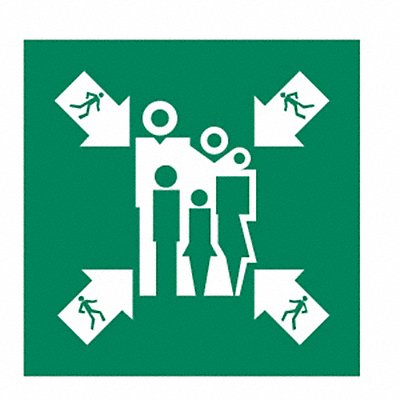 IMO Safety Sign 6inx6in Polycarbonate