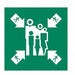 IMO Safety Sign 6inx6in Polycarbonate