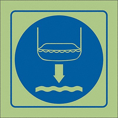 IMO Safety Sign 6inx6in Vinyl