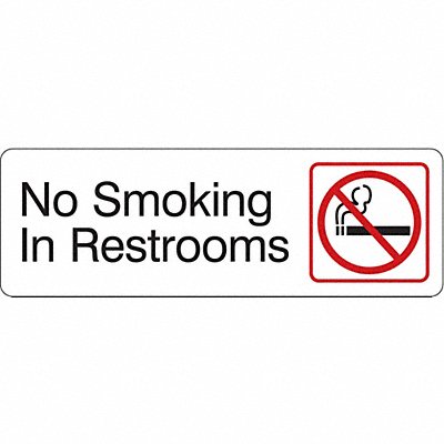Facility Sign 3 in x 9 in Acrylic