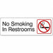 Facility Sign 3 in x 9 in Acrylic