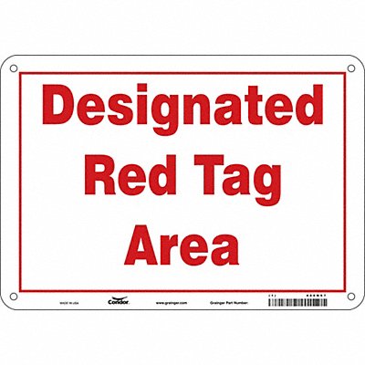 Safety Sign 7 in x 10 in Polyethylene