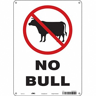 Safety Sign 14 in x 10 in Aluminum