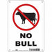 Safety Sign 10 in x 7 in Polyethylene
