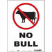 Safety Sign 14 in x 10 in Vinyl