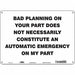 Safety Sign 10 in x 14 in Aluminum