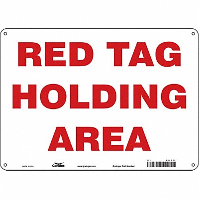 Safety Sign 10 inx14 in Aluminum