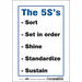 Safety Sign 10 inx7 in Vinyl