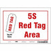 Safety Sign 7 inx10 in Vinyl