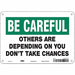 Safety Sign 7 in x 10 in Aluminum