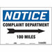 Safety Sign 10 in x 14 in Vinyl