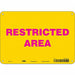 Safety Sign 7 in x 10 in Polyethylene