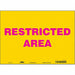 Safety Sign 10 inx14 in Vinyl