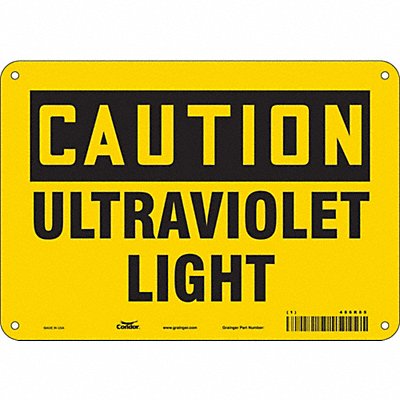 Safety Sign 7 inx10 in Polyethylene
