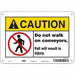 Safety Sign 7 in x 10 in Aluminum