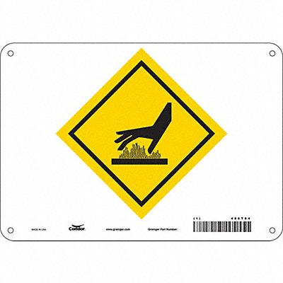 Safety Sign 7 inx10 in Polyethylene