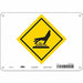 Safety Sign 7 inx10 in Polyethylene