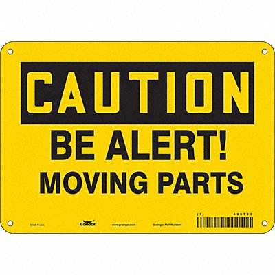 Safety Sign 7 inx10 in Polyethylene