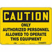 J9055 Safety Sign 10 inx14 in Polyethylene