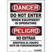 Safety Sign 14 in x 10 in Vinyl