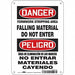 Safety Sign 10 in x 7 in Polyethylene