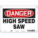 Safety Sign 7 in x 10 in Aluminum