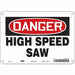 Safety Sign 7 inx10 in Polyethylene