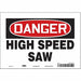 Safety Sign 7 inx10 in Vinyl