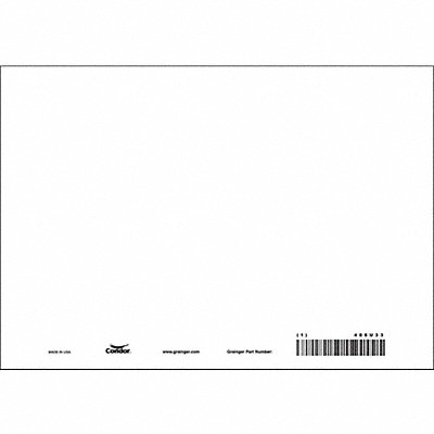 Safety Sign 7 inx10 in Vinyl