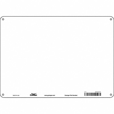 Safety Sign 10inx14 in Polyethylene PK10