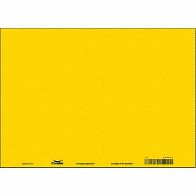 Safety Sign 10 inx14 in Vinyl