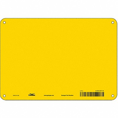 Safety Sign 7 inx10 in Polyethylene PK10