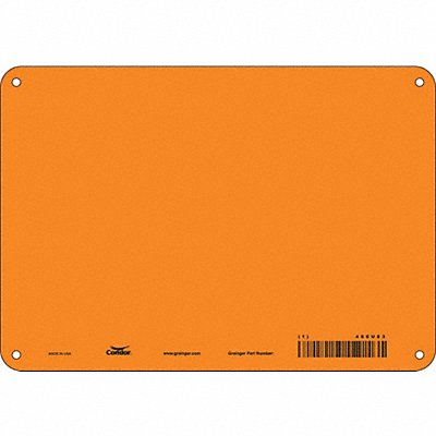 Safety Sign 7 in x 10 in Aluminum