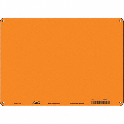Safety Sign 10 inx14 in Aluminum
