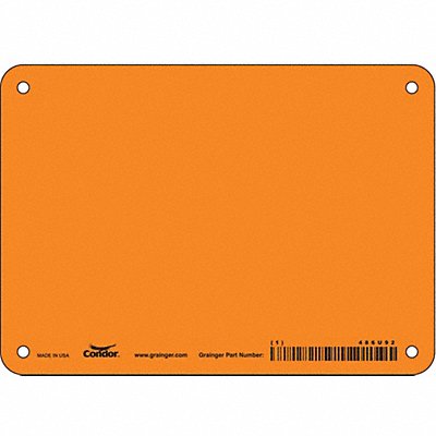 Safety Sign 5 inx7 in Polyethylene