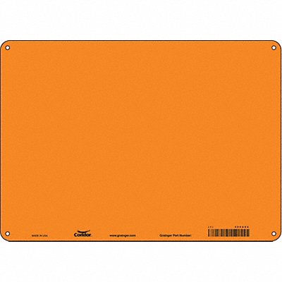 Safety Sign 10 in x 14 in Polyethylene