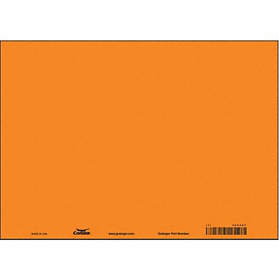 Safety Sign 10inx14 in Polyethylene PK10