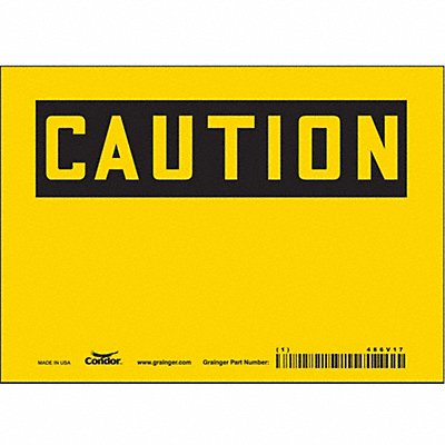 Safety Sign 5 inx7 in Vinyl