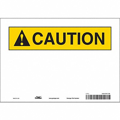 Safety Sign 7 inx10 in Vinyl
