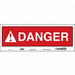 Safety Sign 5 in x 14 in Vinyl